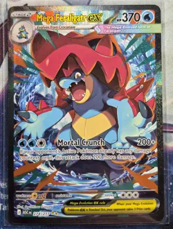Pokemon TCG Mega Feraligatr EX 274/217 SIR English Ascended Heroes PACK FRESH NM - Image 1