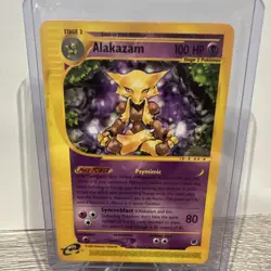 Pokemon Alakazam 31/165 Expedition Base Set Rare Stage 2 100 HP Psychic TCG - Image 1