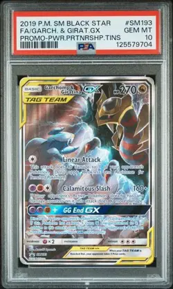 Pokemon Garchomp and Giratina GX SM193 PSA 10 Alt Art - Image 1