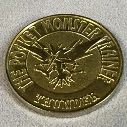 Pokemon 1997 Japanese Bandai Metal Battle Coin - Nintendo - 145 Zapdos - #1196 - Image 4