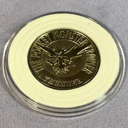 Pokemon 1997 Japanese Bandai Metal Battle Coin - Nintendo - 145 Zapdos - #1191 - Image 2
