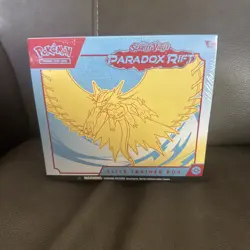 Pokemon Scarlet and Violet: Paradox Rift Roaring Moon ETB FACTORY SEALED - Image 1