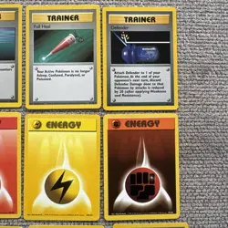 1999 Pokemon Base Set Shadowless Trainer Lot- Near Mint - Image 4