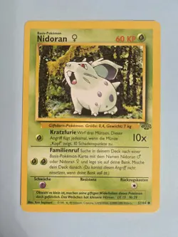 2000 Nidoran 57/64 - Jungle Set - German - NM/LP Pokemon TCG - Image 1