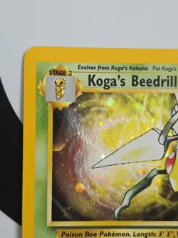 Pokemon TCG - Gym Challenge Unlimited - Koga's Beedrill 9/132 Holo Near Mint - Image 3