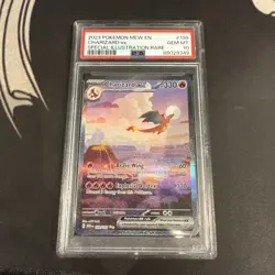 2023 Pokemon Mew En-151 #199 Charizard Ex Special Illustration Rare PSA 10 - Image 3
