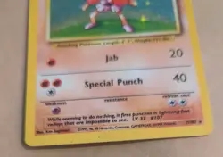 Pokemon TCG Hitmonchan Base Set 7/102 Holo Unlimited Holo Rare - Image 2