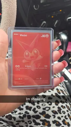 Pokemon Victini Full Art Holo Black White Rare 172/086 Sv: black bolt 80 HP - Image 3