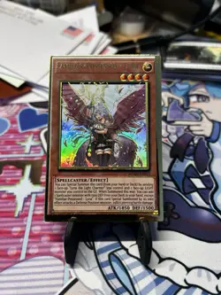 Yugioh Familiar Possessed Lyna MGED-EN015 Foil Shift Misprint Charmer Error - Image 1