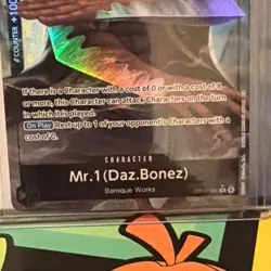 Mr. 1 (Daz Bonez) Rare (R) OP14-090 The Azure Sea's Seven Alternative Art ENG - Image 3