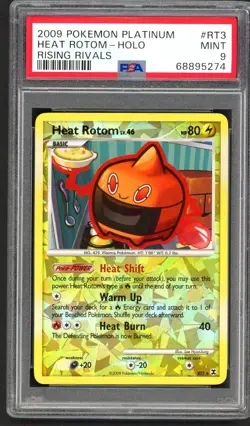 Pokemon Cards - PSA 9 Heat Rotom Lv.46 RT3 - Rising Rivals Holo - MINT - PSA9 - Image 1