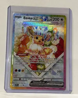 Pokemon TCG Eevee EX 174 Prismatic Evolutions Black Star Promo Card - Image 1