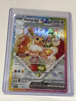 Pokemon TCG Eevee EX 174 Prismatic Evolutions Black Star Promo Card - Image 2
