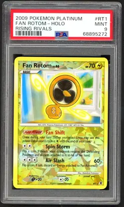 Pokemon Cards - PSA 9 Fan Rotom Lv.46 RT1 - Rising Rivals Holo - MINT - PSA9 - Image 1