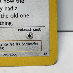 Vintage Pokemon PROMO Card - Smeargle #32 WoTC Black Star Promo Non-Holo (MP) - Image 3