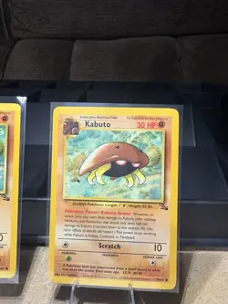 Kabuto 50/62 1st Edition Fossil Set Pokemon WOTC Card NM+ Wow! + Bonus Kabuto - Image 3