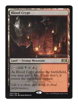 Blood Crypt Ravnica Allegiance 245/259 Magic The Gathering Card NM - Image 1
