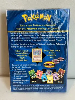 Pokemon Card 2- Player Starter Theme Deck Gold Strip SHADOWLESS Machamp Sealed - Image 2