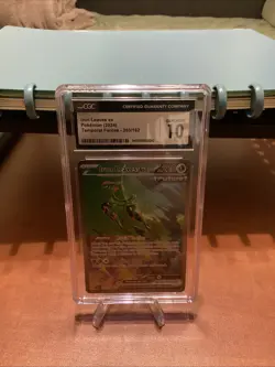 CGC 10 Iron Leaves EX 203/162 Temporal Forces Illustration Rare Pokemon Card - Image 1