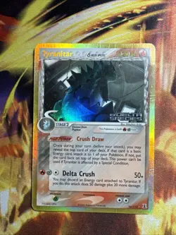 Pokemon TCG Tyranitar EX Delta Species Stamped Holo Rare Card 16/113 - Image 1