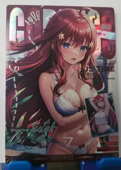 Itsuki Nakano Quintuplets MR Card Private Girl Goddess Story Waifu Anime MR-14 - Image 1
