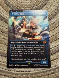 Y'SHTOLA RHUL [Borderless] - Mythic - FIN Final Fantasy MTG #0577 Full Art - Image 1