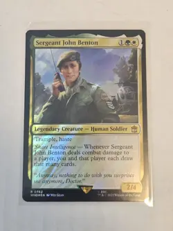 Sergeant John Benton (Surge Foil) Universes Beyond: Doctor Who Foil - Image 1