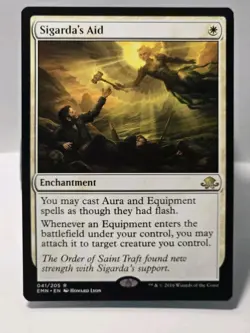 MTG Sigarda's Aid Eldritch Moon. NM. - Image 1
