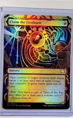 2021 MTG Magic The Gathering STA Mystical Archives Foil #37 Claim the Firstborn - Image 1