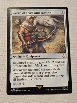 Sword of Feast and Famine Magic The Gathering: Assassin's Creed Regular - Image 1