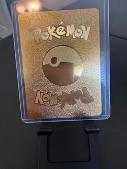 Pokemon Greninja GX Gold Metal Fan Art Card Collectible HP 230 - Image 2