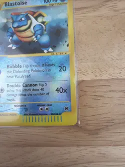 Pokemon TCG Blastoise Expedition Base Set 36/135 Reverse Holo Rare LP - Image 4