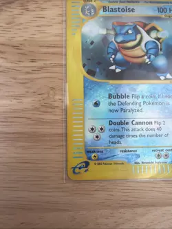 Pokemon TCG Blastoise Expedition Base Set 36/135 Reverse Holo Rare LP - Image 5