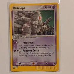 Pokemon Dusclops Sandstorm Reverse Holo Rare 4/100 70 HP English 2003 - Image 1
