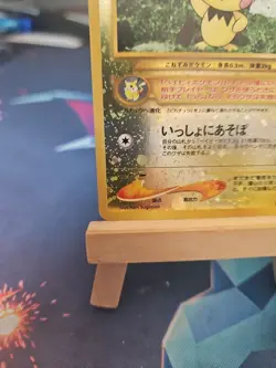 Pokemon TCG Pichu Holo Rare Neo Premium File 2 Japanese No. 172 LP US Seller - Image 5