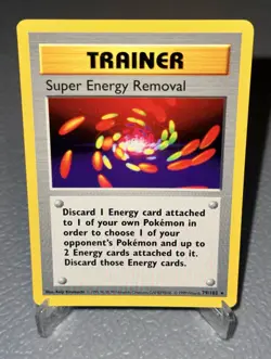 Pokemon Super Energy Removal 79/102 SHADOWLESS Base Set NM/VLP+ 💎 - Image 1