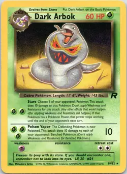 Dark Arbok - 19/82 - Pokemon TCG Team Rocket WOTC - Image 1