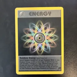 Pokemon TCG - Rainbow Energy - Non Holo - Rare - Team Rocket - 80/82 - LP - Image 1