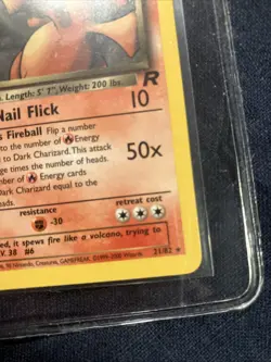🔥Dark Charizard 21/82 Team Rocket Regular Unltd- Pokemon Tcg Single - Image 4