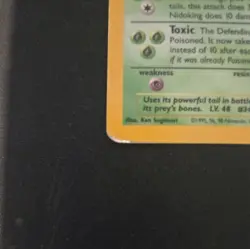 Nidoking Base set Pokemon 11/102 TCG WOTC HP - Image 4