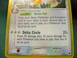 POKEMON DRAGON FRONTIERS AMPHAROS RARE HOLO/FOIL-1/101- NEAR MINT CONDITION! - Image 3