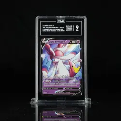 Pokemon TCG Dark Sylveon V SWSH134 Black Star Promo psa TAG 9 - Image 1