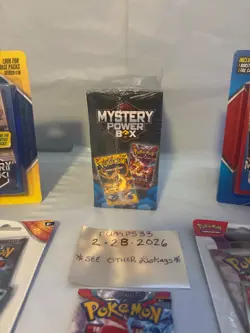 Pokemon Walmart Mystery Power Box 5 Booster Packs + Sealed Lot - Image 5