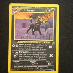 Pokemon Umbreon 32/75 Neo Discovery Regular LP - Image 1