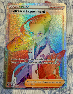 Pokemon TCG Colress's Experiment (Secret) 205/196 Swsh11: Lost Origin Holo - Image 1