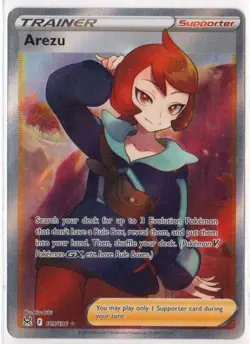 Arezu Full Art Ultra Rare 189/196 Pokemon SWSH11 Lost Origin Holo NM - Image 1