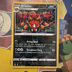 Ariados 113/196 Lost Origin Pokemon TCG Reverse Holo Rare NM - Image 1