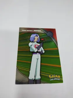 Pokemon TCG James HV4 Topps Silver Foil Blue Logo TV Animation Edition - Image 1