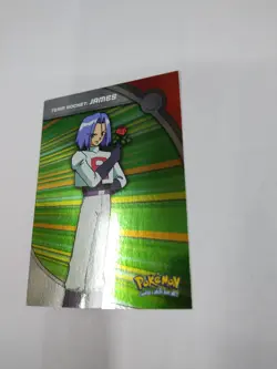 Pokemon TCG James HV4 Topps Silver Foil Blue Logo TV Animation Edition - Image 2