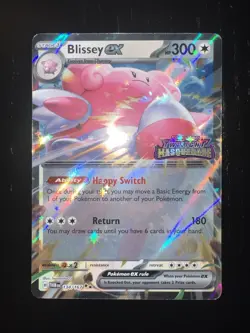 Blissey ex 134/167 Twilight Masquerade Stamped Promo Double Rare Pokemon - Image 1